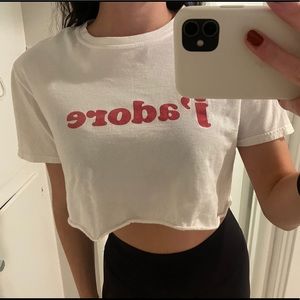 Jadore boohoo cropped T-shirt
